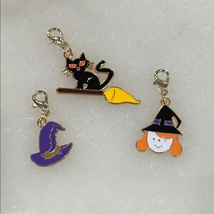 Halloween Themed Enamel Charms